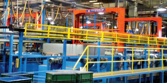 Утюг компании Wuxi Trelleborg алюминиевый phosphating линия автоматического производства